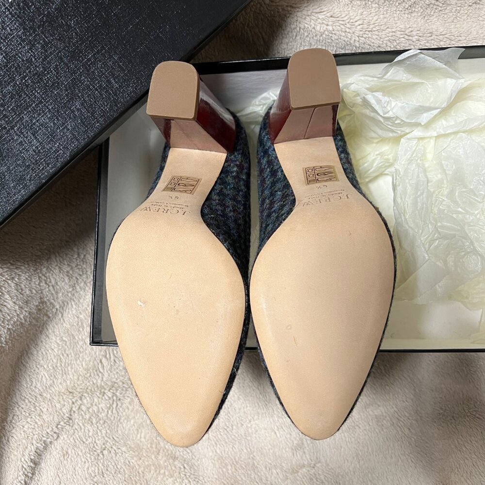 J Crew Coordinating Houndstooth Heels - image 6